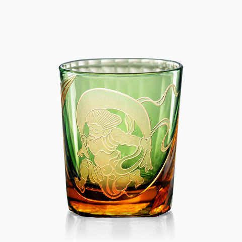 Verre à Whisky Voyage, couleur emeraude bouda, sur fond blanc