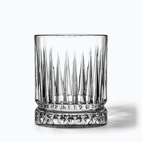 Verre à Whisky Américain, avec son ombre portée, sur fond blanc