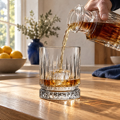 Verre à Whisky Américain, en service