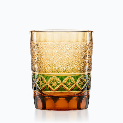 Verre Ancien Coloré, sur fond blanc