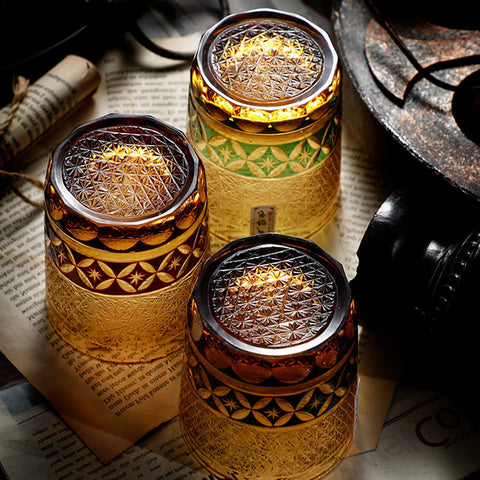 Verre Ancien Coloré