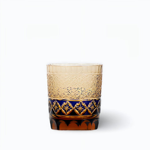 Verre Ancien Coloré Ancien Saphir