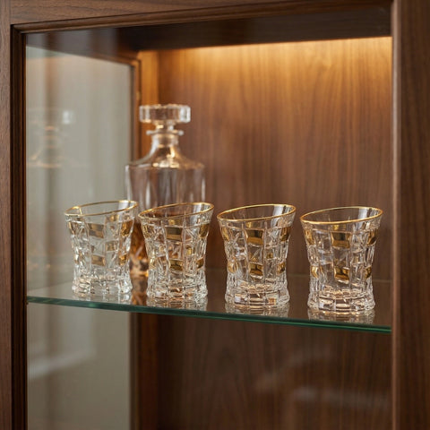 Verre Ancien Doré | Facettes Irrégulières - Verasco