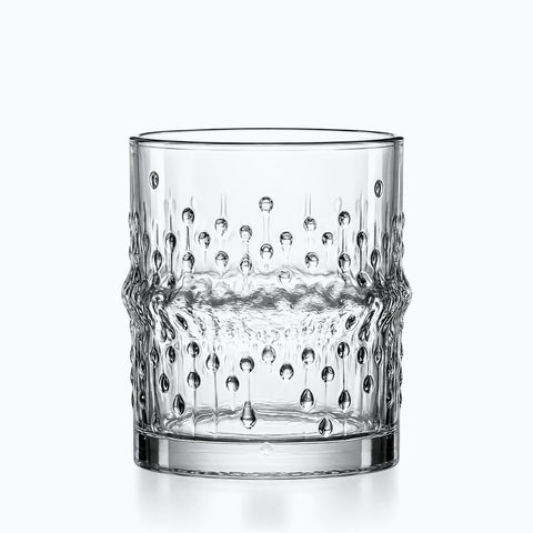 Verre à Eau Bullé, sur fond blanc