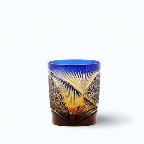 Verre Coloré Cristal Cristal Saphir