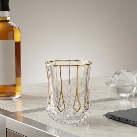 Verre Couleur Or | Art Déco Doré - Verasco