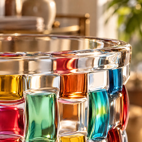 Détail de la matière : Verre de Table Colorés