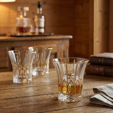 Verre Élégant Doré | Design Or - Verasco