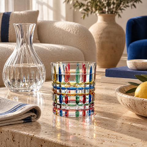 Verre à Eau Fantaisie, mise en situation à table