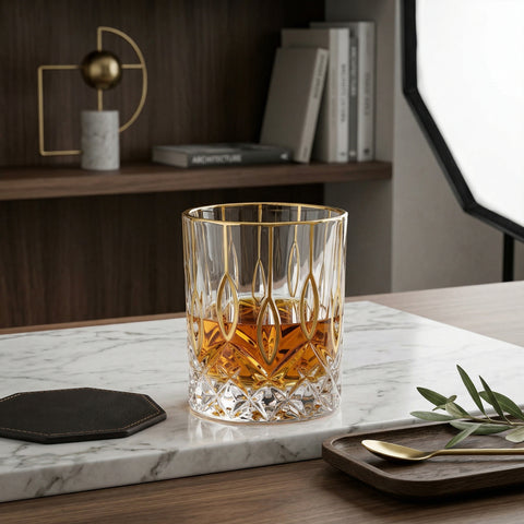 Verre Filet Doré | Motifs Marquise - Verasco