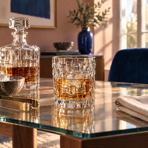 Verre à Eau Design Italien, mise en situation à table