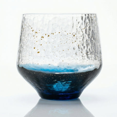Verre Japonais Fond Saphir | Edo Kiriko - Verasco