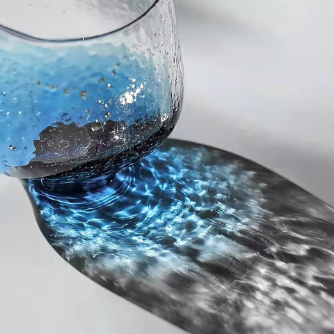 Verre Japonais Fond Saphir | Edo Kiriko - Verasco