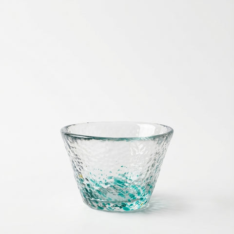 Verre Japonais Givré Turquoise | Artisanal - Verasco