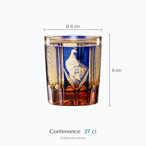 Dimensions : Verre Japonais Vintage (hauteur 9 cm, diamètre 8 cm, contenance 27 cl)