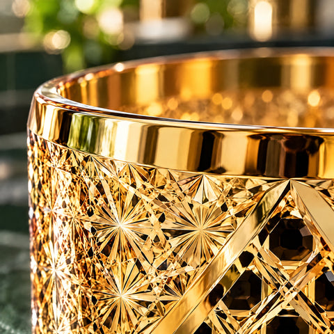 Détail de la matière : Verre à Whisky Edo Kiriko