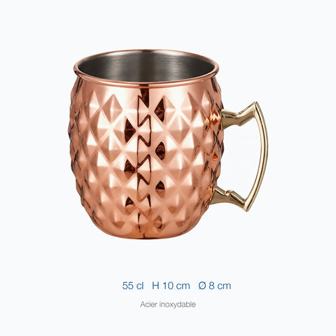Dimensions : Verre Moscow Mule