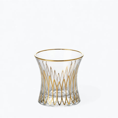 Verre Motif Doré | Arceaux Or - Verasco