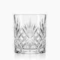 Verre Old Fashioned, sur fond blanc