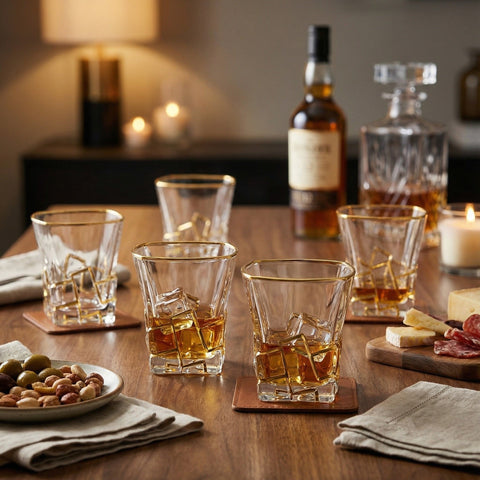 Verre Original Doré | Blocs Or Angulaires - Verasco