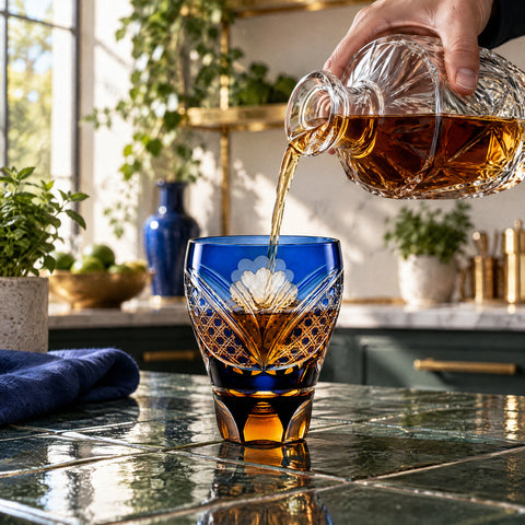 Verre à Rhum Original, en service