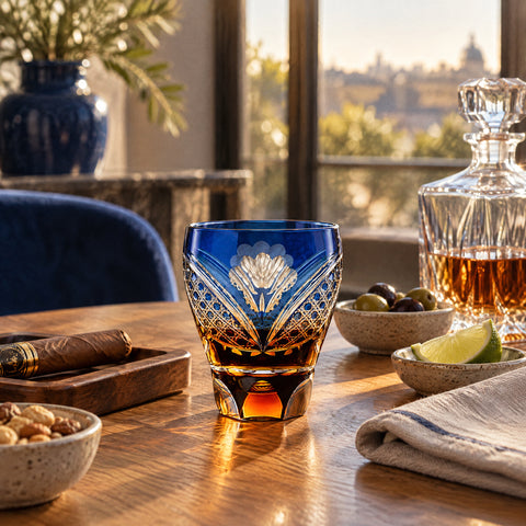 Verre à Rhum Original, mise en situation à table