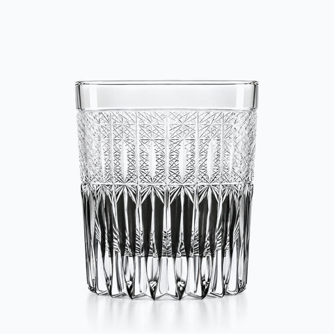 Verre Strié Coloré, sur fond blanc