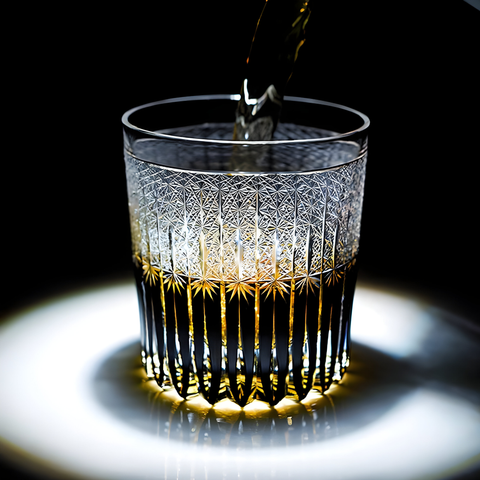 Verre Strié Coloré