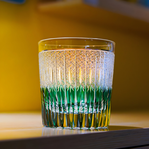 Verre Strié Coloré