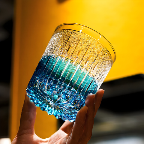 Verre Strié Coloré