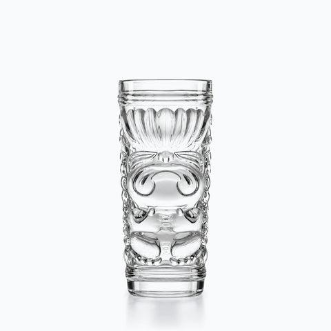 Verre Tiki, modèle luau, sur fond blanc
