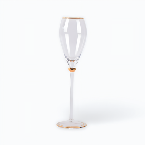 Verre Tulipe Champagne Décoré 1 PC