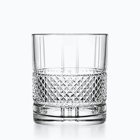 Verre à Whisky Old Fashioned, sur fond blanc