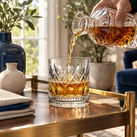 Verre Whisky Peaky Blinders, en service